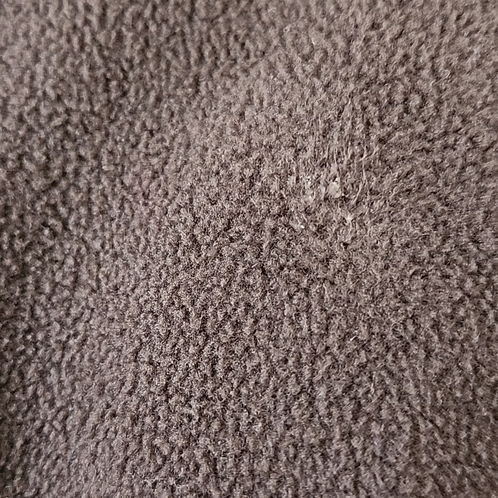 Tek Gear brown zip front vest with fleece trim - Picture 11 of 12